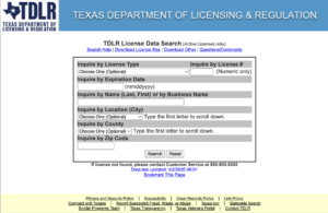 Verify Texas cosmetology license status on TDLR portal for renewal