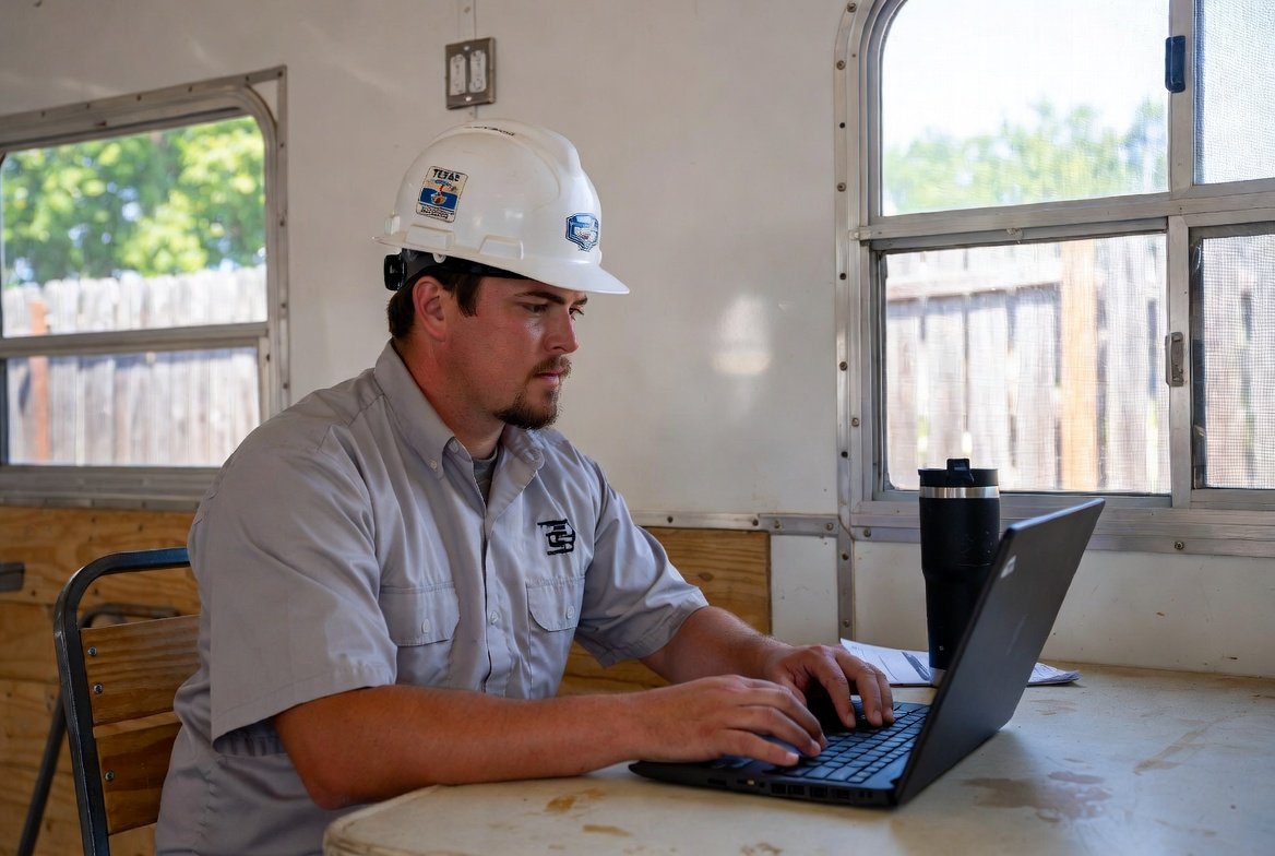 Texas licensed electrician completing CE online